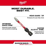 Milwaukee(45-Piece) SHOCKWAVE Impact Duty Alloy Steel Screw Driver Bit Set 