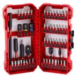 Milwaukee(55-Piece) SHOCKWAVE Impact Duty Alloy Steel Screw Driver Bit Set with PACKOUT Accessory Case 