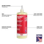 Milwaukee Premium Synthetic Wax 1 Quart Bottle (48-22-4136)