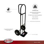 Milwaukee800 lb. Capacity D-Handle Hand Truck (HD800P)