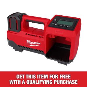 MilwaukeeM18 18-Volt Lithium-Ion Cordless Electric Portable Inflator (Tool-Only) (2848-20)