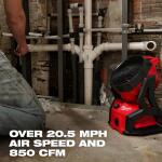 Milwaukee M18 18-Volt Lithium-Ion Brushless Cordless PACKOUT Jobsite Fan (Tool-Only) (0818-20)