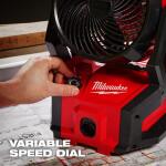 Milwaukee M18 18-Volt Lithium-Ion Brushless Cordless PACKOUT Jobsite Fan (Tool-Only) (0818-20)