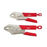 Milwaukee Torque Lock Curved Jaw Locking Pliers Set (2-Piece) (48-22-3402)