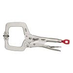 Milwaukee 11 in. Torque Lock Locking C-Clamp with Swivel Jaws (48-22-3521)