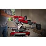 Milwaukee M18 FUEL 18V 10 Inch Lithium-Ion Brushless Cordless Miter Saw Kit with Dual Bevel, Sliding Compound, and 8.0 Ah Battery