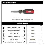 Milwaukee 13-in-1 Multi-Tip Cushion Grip Combination Screwdriver (48-22-2880 )