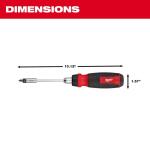 Milwaukee 27-In-1 Ratcheting Multi-Bit Screwdriver (48-22-2904)