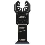 Milwaukee.Titanium Bi-Metal 1-3/8 in Universal Fit Wood and Metal Cutting Multi-Tool Oscillating Blade (1-Pack)