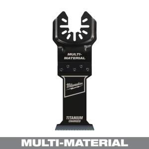 Milwaukee.Titanium Bi-Metal 1-3/8 in Universal Fit Wood and Metal Cutting Multi-Tool Oscillating Blade (1-Pack)