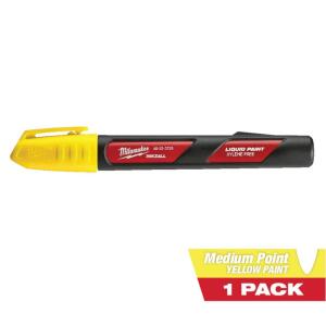 MilwaukeeINKZALL Yellow Permanent Paint Marker (48-22-3722)