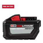 MilwaukeeM18 High Output 12.0Ah Battery Pack 18-Volt Lithium-Ion