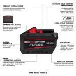 MilwaukeeM18 18V Lithium-Ion REDLITHIUM FORGE HD 12.0 Ah Battery Pack (48-11-1813)