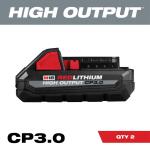 MilwaukeeM18 18V 3.0 Lithium-Ion HIGH OUTPUT CP Ah Battery Pack (2-Pack)