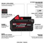 MilwaukeeM18 18V Lithium-Ion REDLITHIUM FORGE XC 8.0 Ah Battery Pack (48-11-1881)