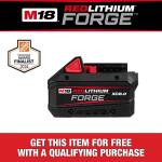 MilwaukeeM18 18V Lithium-Ion REDLITHIUM FORGE XC 8.0 Ah Battery Pack (48-11-1881)