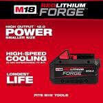 MilwaukeeM18 18V Lithium-Ion REDLITHIUM FORGE XC 8.0 Ah Battery Pack (48-11-1881)