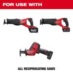 Milwaukee12 in. 5 TPI AX Carbide Teeth Demolition SAWZALL Nail-Embedded Wood Cutting Reciprocating Saw Blade (1-Pack)