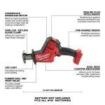 Milwaukee M18 FUEL 18V Lithium-Ion Brushless Cordless HACKZALL Reciprocating Saw (Tool Only) (2719-20)