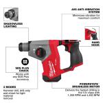 Milwaukee M12 FUEL 12V Lithium-Ion Brushless Cordless 5/8 in. SDS-Plus Rotary Hammer Drill (Tool-Only) (2508-20)