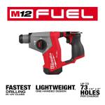 Milwaukee M12 FUEL 12V Lithium-Ion Brushless Cordless 5/8 in. SDS-Plus Rotary Hammer Drill (Tool-Only) (2508-20)