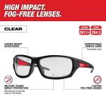 MilwaukeePerformance Safety Glasses with Clear Fog-Free Lenses (48-73-2020)