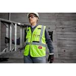 MilwaukeeSmall/Medium Yellow Class 2 High Visibility Safety Vest with 10 Pockets (48-73-5021)