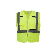 Milwaukee Small/Medium Yellow Class 2 High Visibility Safety Vest with 10 Pockets (48-73-5021)