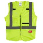 MilwaukeeSmall/Medium Yellow Class 2 High Visibility Safety Vest with 10 Pockets (48-73-5021)