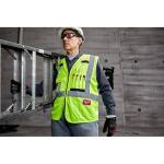 MilwaukeeSmall/Medium Orange Class 2 High Visibility Safety Vest with 10 Pockets (48-73-5031)