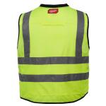 Milwaukee Performance Small/Medium Yellow Class 2 High Visibility Safety Vest with 15 Pockets (48-73-5041)