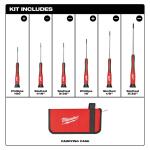 Milwaukee Precision Phillips Screwdriver Set (6-Piece) (48-22-2606)