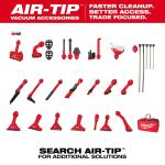 MilwaukeeAIR-TIP 1-1/4 in. - 2-1/2 in. Dust Collector Wet/Dry Shop Vacuum Attachment 1-Piece (49-90-2022)