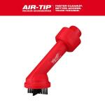 Milwaukee AIR-TIP 1-1/4 in. - 2-1/2 in. Cross Brush Tool Wet/Dry Shop Vacuum Attachment (1-Piece) (49-90-2035)