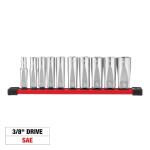 Milwaukee 3/8 in. Drive SAE Deep Well 6-Point Socket Set (10-Piece) (48-22-9405)