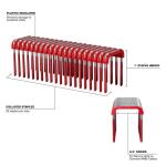 Milwaukee1 in. Insulated Cable Staples (600 Per Box) for M12 Cable Stapler