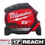 MilwaukeeMagnetic Tape Measure 25 ft. x 1-5/16 in. Wide Blade with 17 ft. Reach