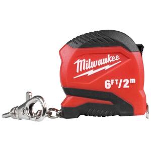 Milwaukee6 ft. Keychain Compact Tape Measure (48-22-1706)