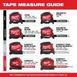 Milwaukee6 ft. SAE Keychain Tape Measure