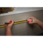 Milwaukee25 ft. Compact SAE Tape Measure with Fractional Scale and 9 ft. Standout