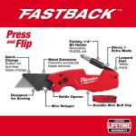 Milwaukee FASTBACK 6-in-1 Folding Utility Knives with General Purpose Blade (48-22-1505)