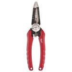 Milwaukee 7.75 in. Combination Electricians 6-in-1 Wire Stripper/Cutter Pliers (48-22-3079)