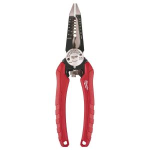 Milwaukee 7.75 in. Combination Electricians 6-in-1 Wire Stripper/Cutter Pliers (48-22-3079)