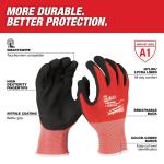 Milwaukee Medium Red Nitrile Level 1 Cut Resistant Dipped Work Gloves (48-22-8901)