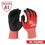 Milwaukee X-Large Red Nitrile Level 1 Cut Resistant Dipped Work Gloves (12-Pack) (48-22-8903B)