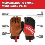 Milwaukee Medium Goatskin Leather Performance Work Gloves (48-73-0021)