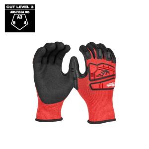 MilwaukeeLarge Red Nitrile Level 3 Cut Resistant Impact Gloves (48-73-8132H)