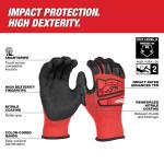 MilwaukeeLarge Red Nitrile Level 3 Cut Resistant Impact Gloves (48-73-8132H)