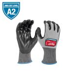 Milwaukee Large High Dexterity Cut 2 Resistant Polyurethane Dipped Outdoor & Work Gloves (48-73-8722)