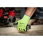 MilwaukeeLarge High Visibility Level 2 Cut Resistant Polyurethane Dipped Work Gloves (48-73-8922)